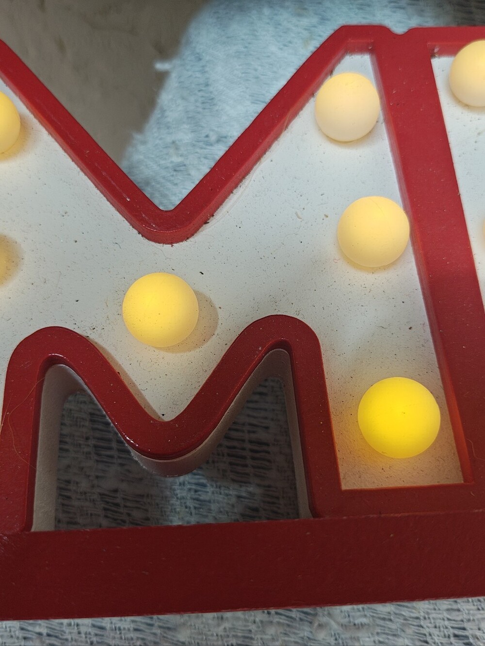 Merry LED Marquee Sign - Red - Picture 4 of 9